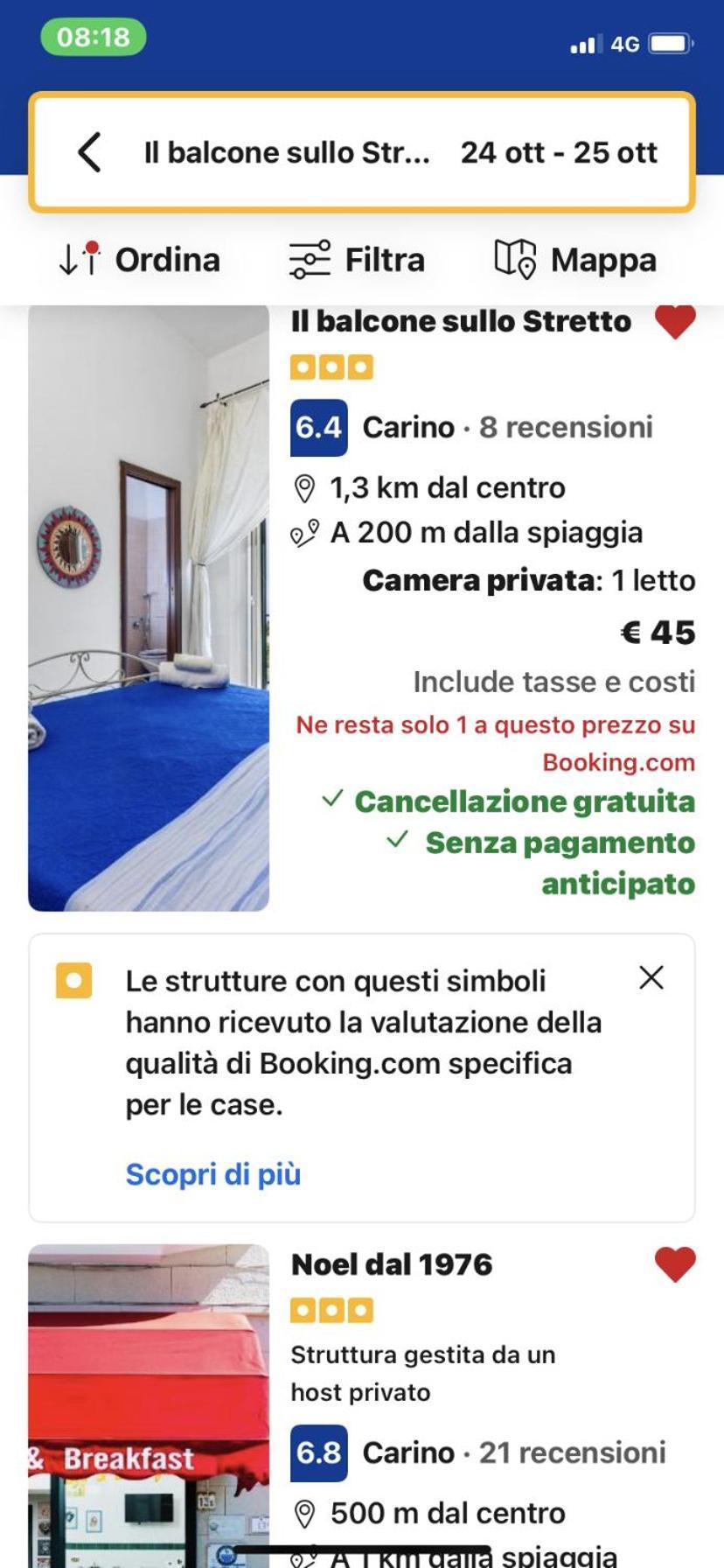 레조디칼라브리아 Il Balcone Sullo Stretto B&B 외부 사진